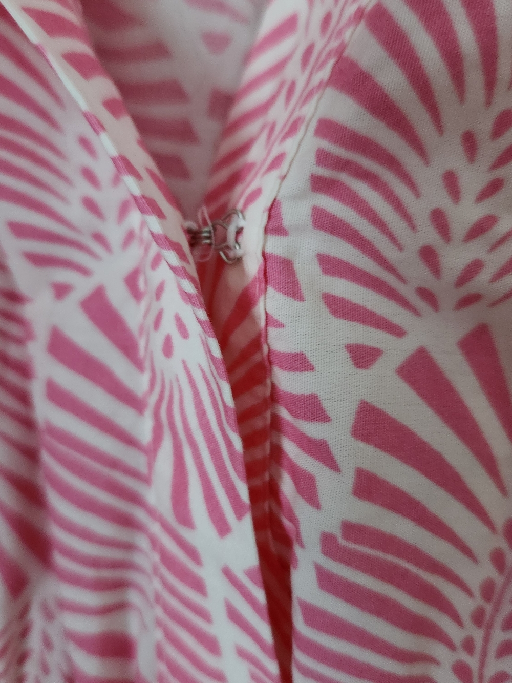 Anthropologie | The Somerset 100% Cotton Maxi Dress Raspberry Motif - Size S - Picture 6 of 12